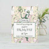 Ninja katten ijsje kaart (Staand voorkant)