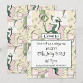 Ninja katten ijsje kaart (Voorkant / Achterkant)