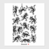 Ninja Katten Sticker Pack – Grappige Stiekeme Katt (Vel)