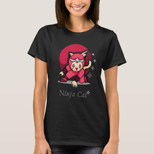 Ninja Katten T-shirt (Voorkant)