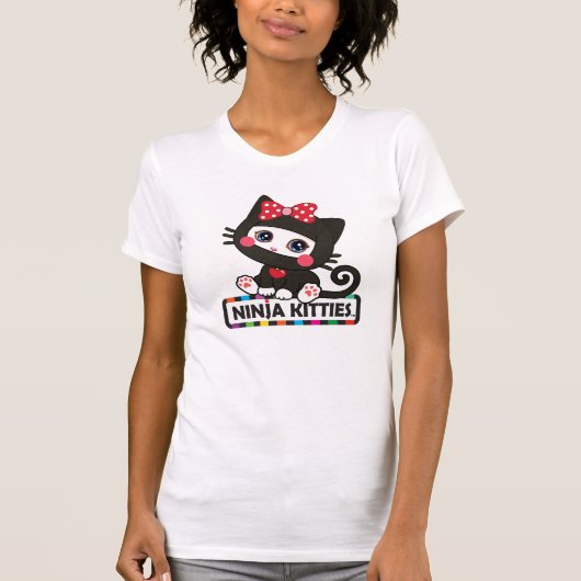 NINJA KATTEN T-shirt (Voorkant)