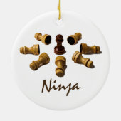 Ninja Keramisch Ornament (Achterkant)