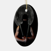 Ninja kerstversiering keramisch ornament (Rechts)
