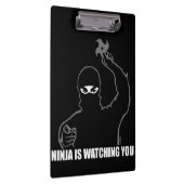 Ninja kijkt naar je klembord (Rechts)