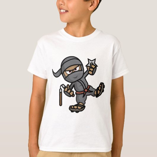 Ninja Kinder T-Shirt (Voorkant)