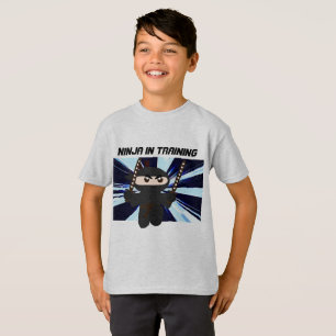 NINJA KINDER TSHIRTS, NINJA IN OPLEIDINGSBOYS SHIR T-SHIRT