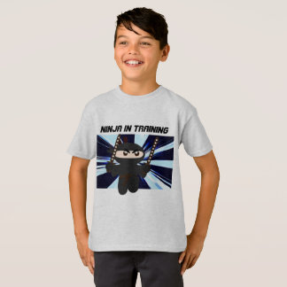 NINJA KINDER TSHIRTS, NINJA IN OPLEIDINGSBOYS SHIR T-SHIRT