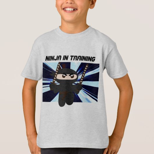 NINJA KINDER TSHIRTS, NINJA IN OPLEIDINGSBOYS SHIR T-SHIRT (Voorkant)