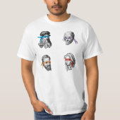 Ninja Leonardo Donatello Raphael Michelagelo T-shirt (Voorkant)