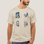Ninja Leonardo Donatello Raphael Michelagelo T-shirt (Voorkant)