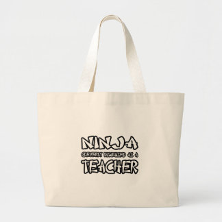 Ninja...leraar Grote Tote Bag