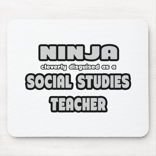 Ninja. Leraar Sociale Studies Muismat (Voorkant)