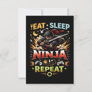 Ninja Levenslus Bedankkaart