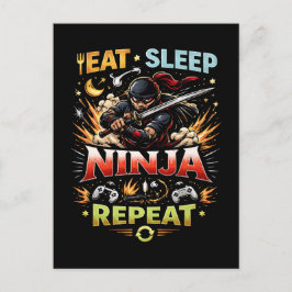 Ninja Levenslus Briefkaart