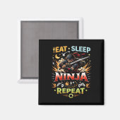 Ninja Levenslus Magneet (Voorkant / Achterkant)