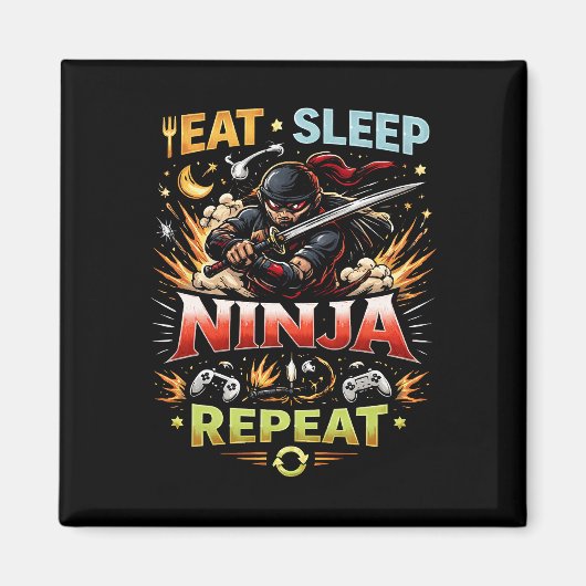Ninja Levenslus Magneet (Voorkant)
