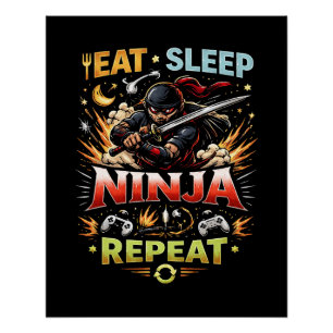 Ninja Levenslus Perfect Poster