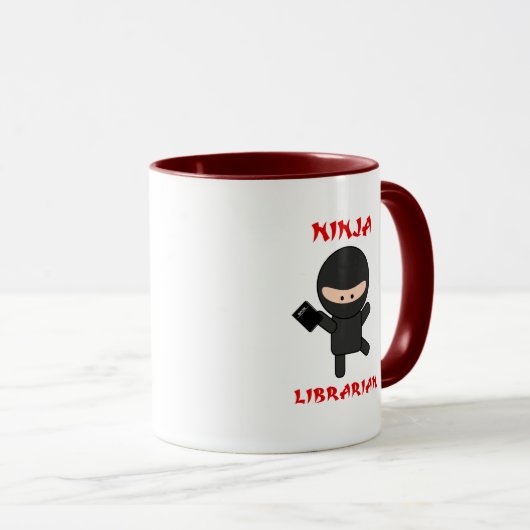 Ninja Librarian met Boek Mok (Voorkant rechts)