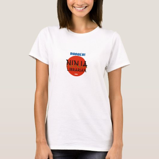 Ninja Librarian T-shirt (Voorkant)