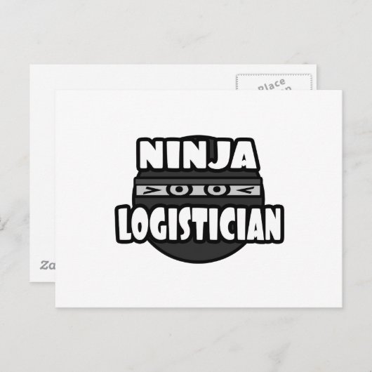 Ninja Logistiek Briefkaart (Voorkant / Achterkant)