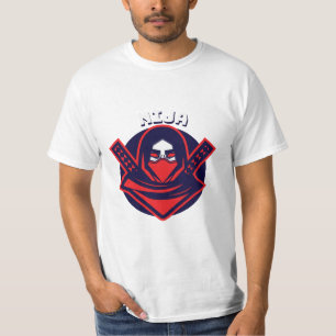 Ninja-logo – Krachtig krijgersembleem T-shirt