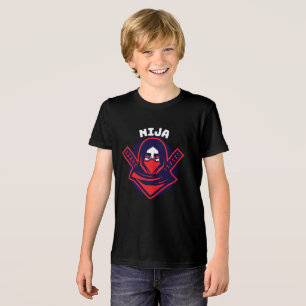 Ninja-logo – Krachtig krijgersembleem Tri-Blend Shirt