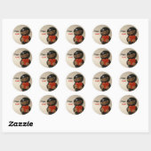 Ninja Love Ronde Sticker (Vel)