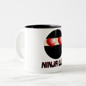 Ninja Luff Cup Tweekleurige Koffiemok (Voorkant links)