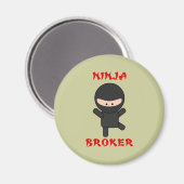 ninja-makelaar magneet (Voorkant / Achterkant)