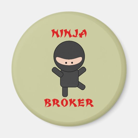 ninja-makelaar magneet (Voorkant)