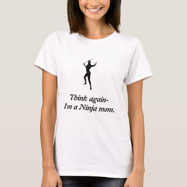 Ninja mama t-shirt (Voorkant)