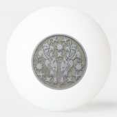 Ninja Manhole Pingpongbal (Voorkant)