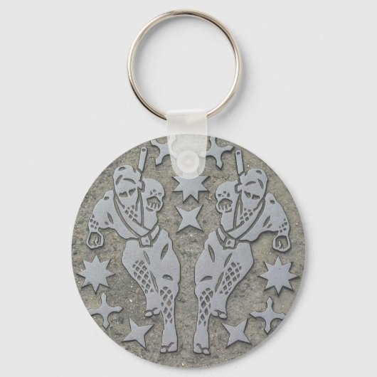 Ninja Manhole Sleutelhanger (Voorkant)