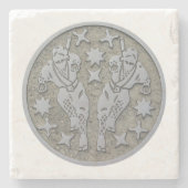 Ninja Manhole Stenen Onderzetter (Voorkant)