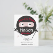 Ninja Martial Arts Karate bootst elke dag om het l Briefkaart (Staand voorkant)