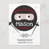 Ninja Martial Arts Karate bootst elke dag om het l Briefkaart (Voorkant)