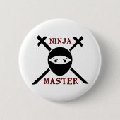 Ninja Master Ronde Button 5,7 Cm (Voorkant)