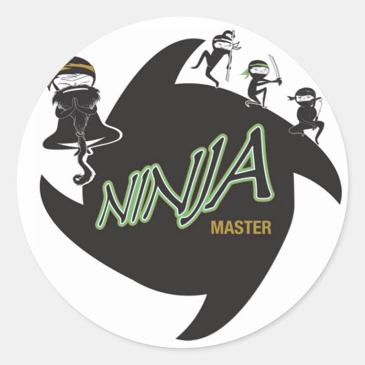 Ninja Master Stickers (Voorkant)