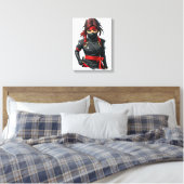 Ninja Meisje Canvas Afdruk (Insitu (Slaapkamer))