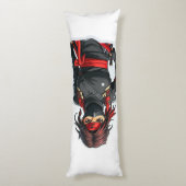 Ninja Meisje Lichaamskussen (Achterkant (Verticaal))
