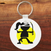 Ninja Meisje Sleutelhanger (Voorkant)