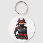 Ninja Meisje Sleutelhanger (Achterkant)