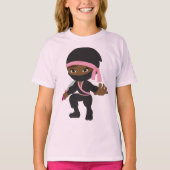 Ninja meisje T-shirt (Voorkant)