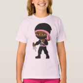 Ninja meisje T-shirt (Voorkant)