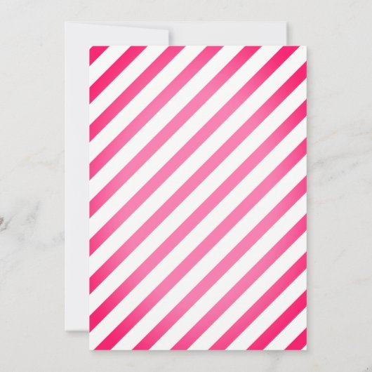 Ninja meisje verjaardagsfeestje Uitnodiging (Achterkant)