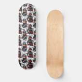 Ninja Meisjes Anime Met Tekst Patroon Ontwerp Persoonlijk Skateboard (Voorkant)