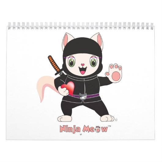 Ninja MEOW™ Agenda Kalender (Hoes)