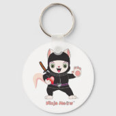 Ninja MEOW™ Sleutelhanger (Voorkant)