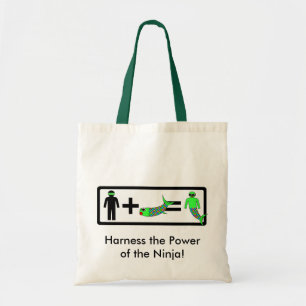 Ninja Mermaid Bag Tote Bag