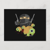 Ninja met Turtles Briefkaart (Voorkant)